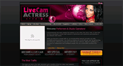Desktop Screenshot of livecamactress.com
