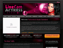Tablet Screenshot of livecamactress.com